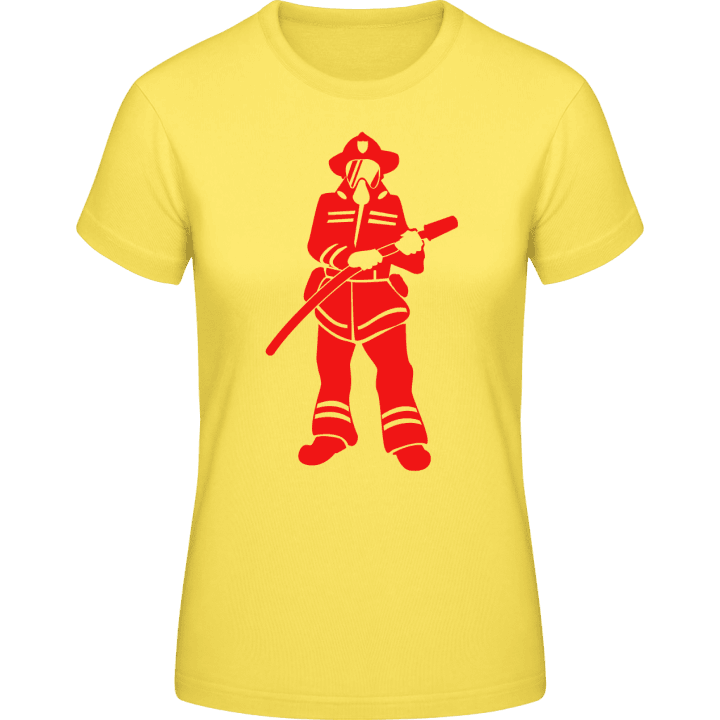 Firefighter positive T-skjorte for kvinner contain pic