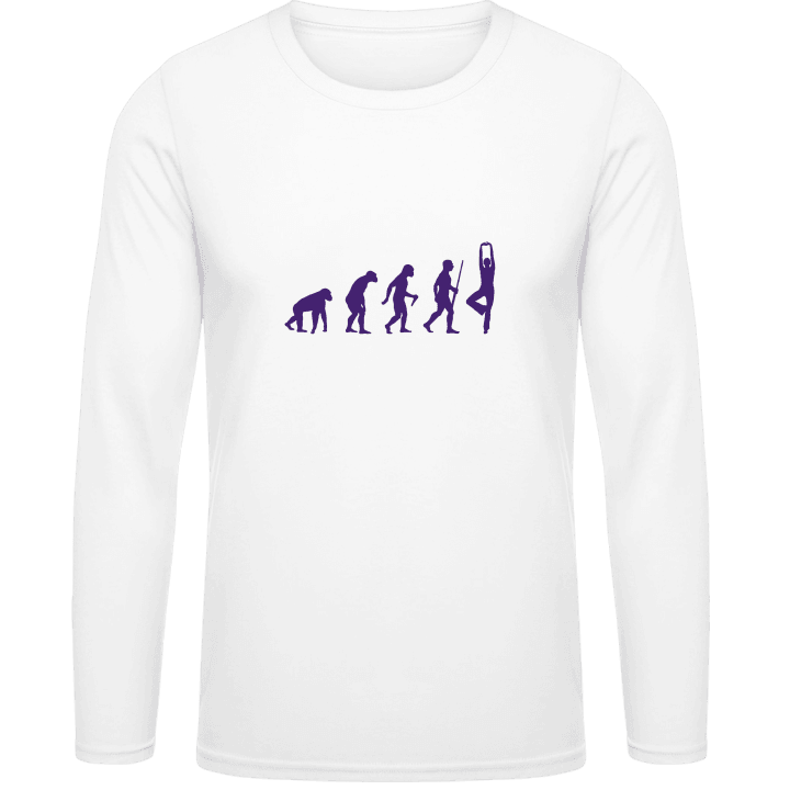 Meditation Gymnastics Evolution Shirt met lange mouwen contain pic
