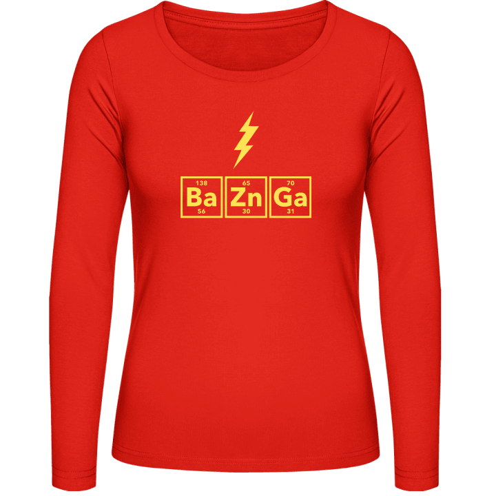 BaZnGa Bazinga Flash Vrouwen Lange Mouw Shirt 0 image