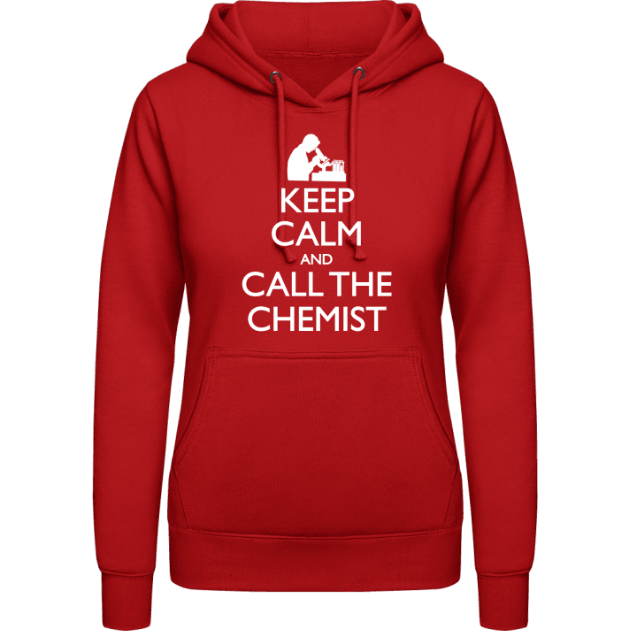 Keep Calm And Call The Chemist Felpa con cappuccio da donna contain pic