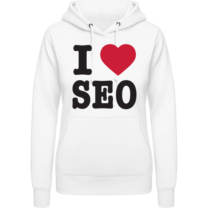 I Love SEO Vrouwen Hoodie contain pic
