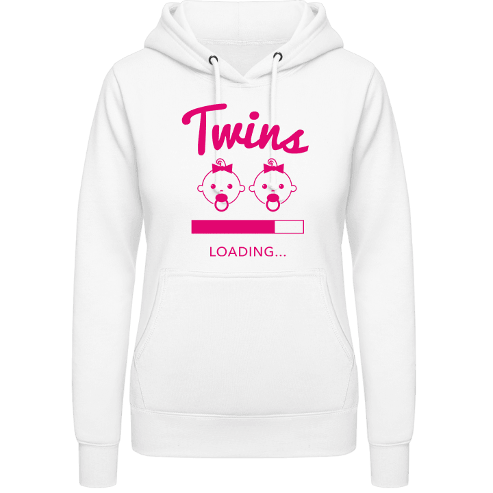 Twins Two Baby Girls Frauen Kapuzenpulli 0 image
