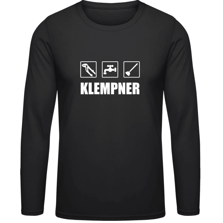 Klempner Logo Langarmshirt contain pic