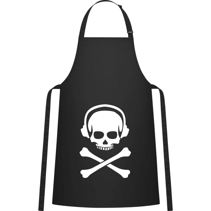 DeeJay Skull and Crossbones Kitchen Apron contain pic