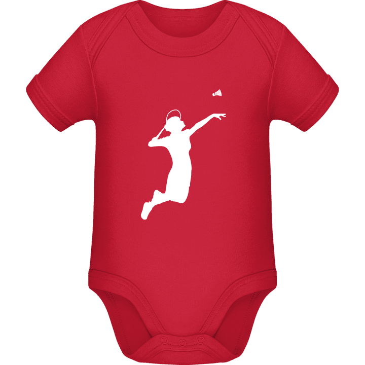 Female Badminton Player Baby romperdress contain pic