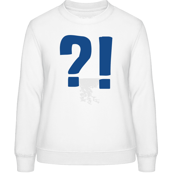 Fragezeichen Ausrufezeichen Frauen Sweatshirt 0 image