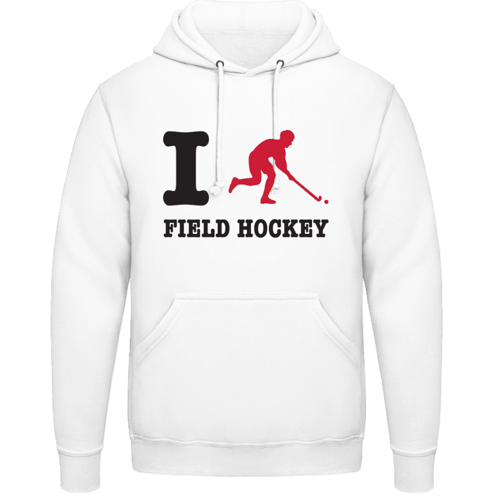 I Love Field Hockey Hoodie contain pic