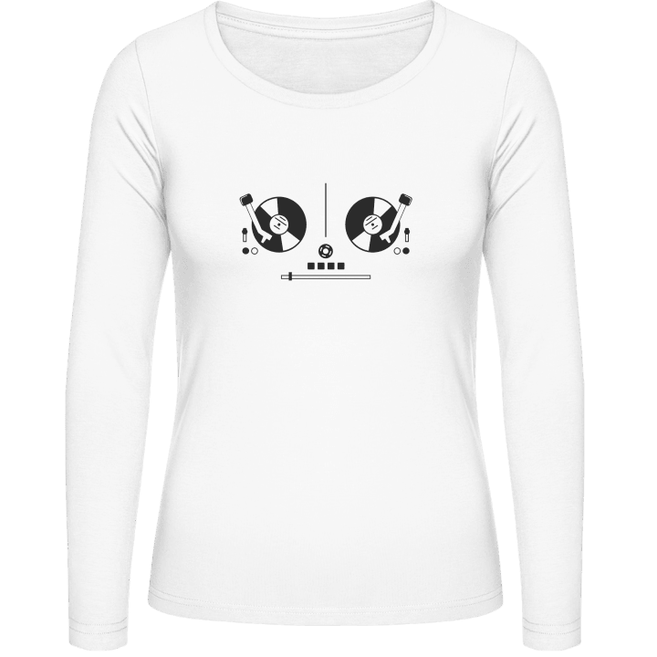 Mischpult Turntable Frauen Langarmshirt contain pic