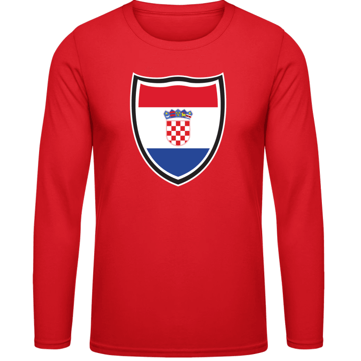 Croatia Shield Flag T-shirt à manches longues contain pic