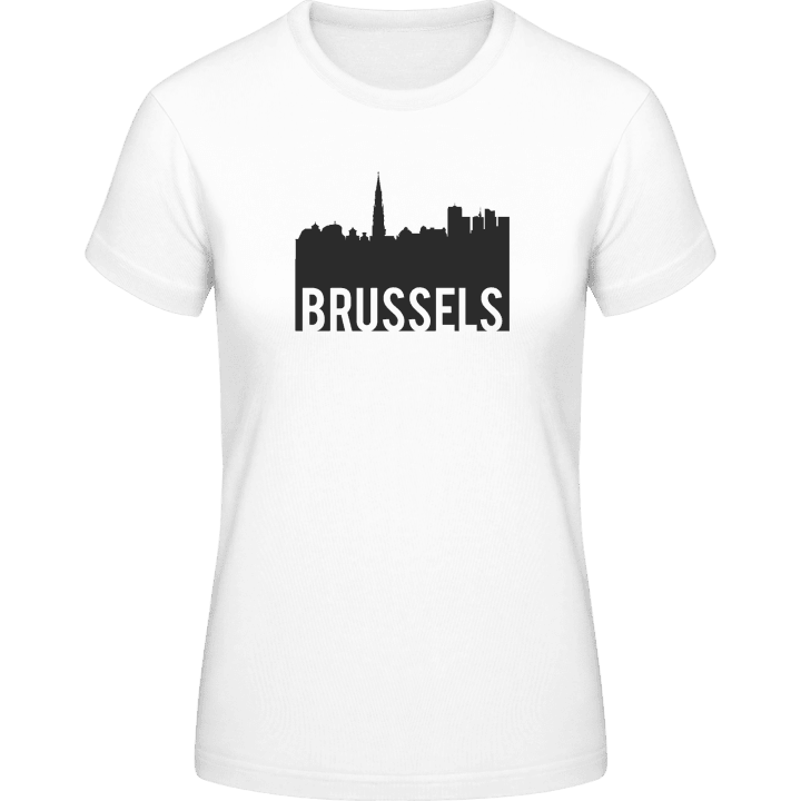 Brussels City Skyline Maglietta donna contain pic