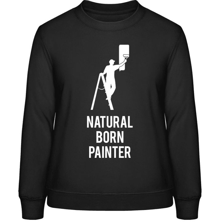 Natural Born Painter Sweatshirt för kvinnor contain pic