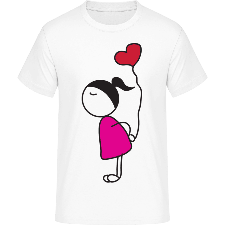 Girl In Love T-skjorte contain pic