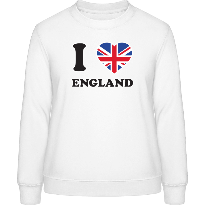 I Love England Sweatshirt för kvinnor 0 image