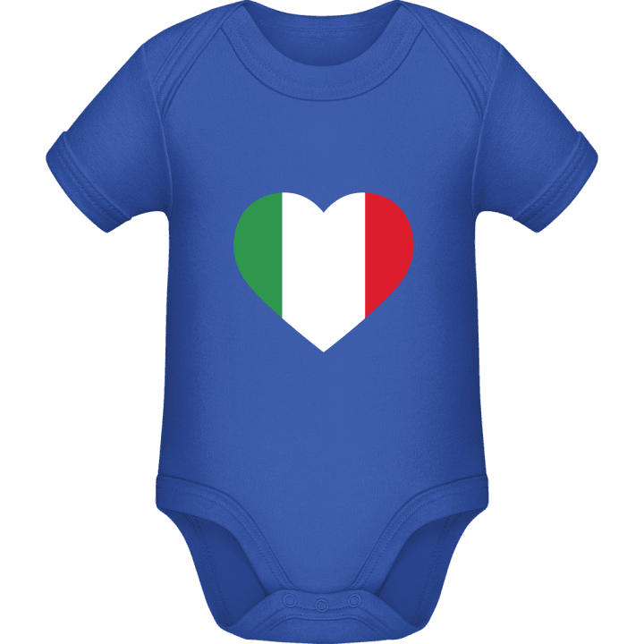 Italy Heart Flag Pelele Bebé contain pic