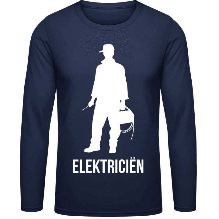 Elektriciën Silhouette Long Sleeve Shirt contain pic