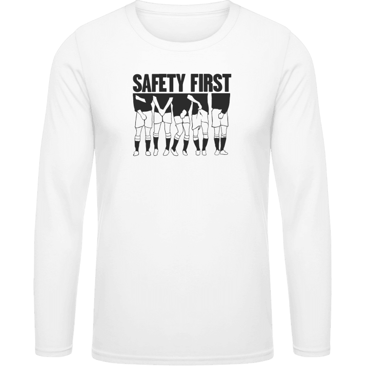 Safety First Langarmshirt contain pic
