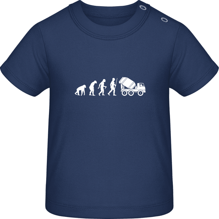 Truck Mixer Evolution T-shirt för bebisar contain pic