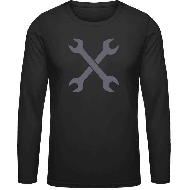 Crossed Wrench Langarmshirt contain pic