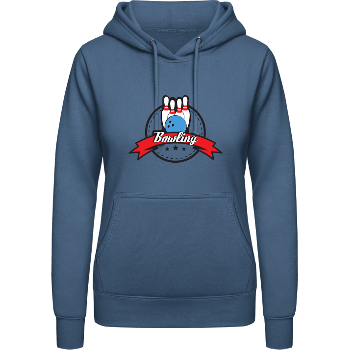 Bowling Emblem Vrouwen Hoodie contain pic