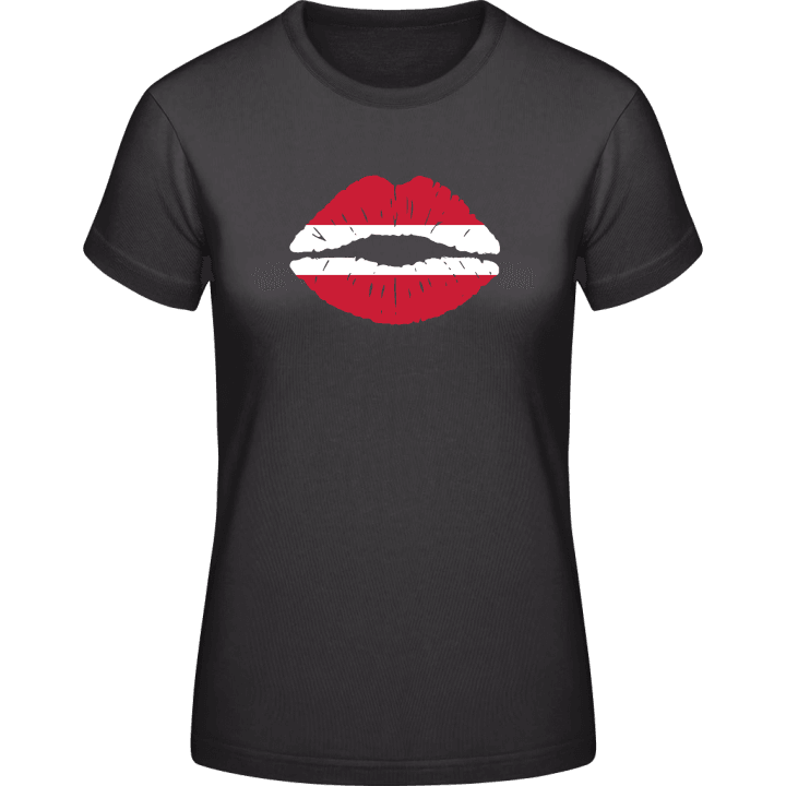 Austrian Kiss Flag Frauen T-Shirt 0 image