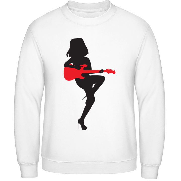 Guitar Chick Sweatshirt contain pic