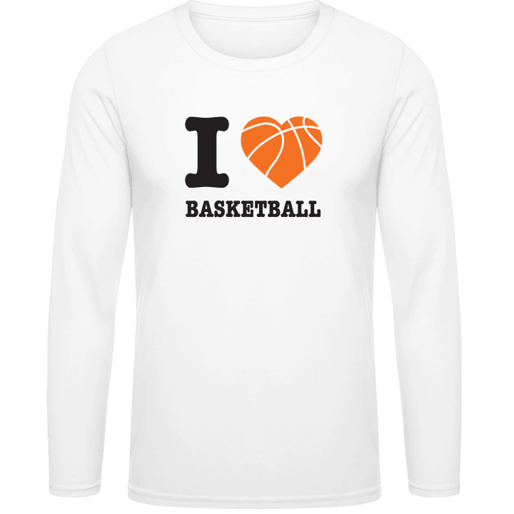 I Heart Basketball Shirt met lange mouwen contain pic