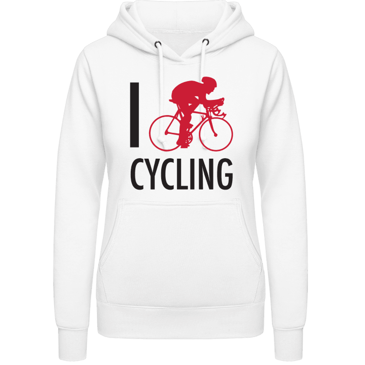 I Love Cycling Vrouwen Hoodie contain pic