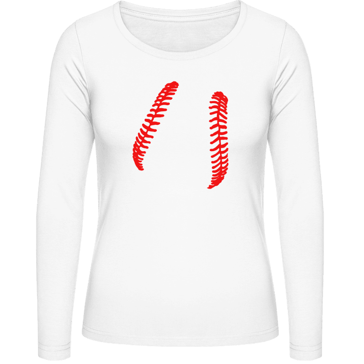 Baseball Icon Kvinnor långärmad skjorta contain pic