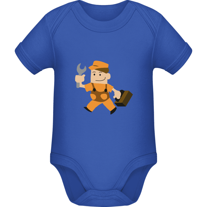Car Mechanic Illustration Baby Romper contain pic