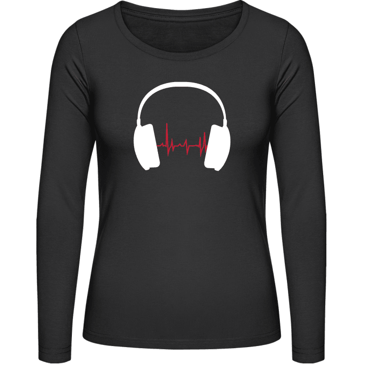 Music Beat T-shirt à manches longues pour femmes contain pic