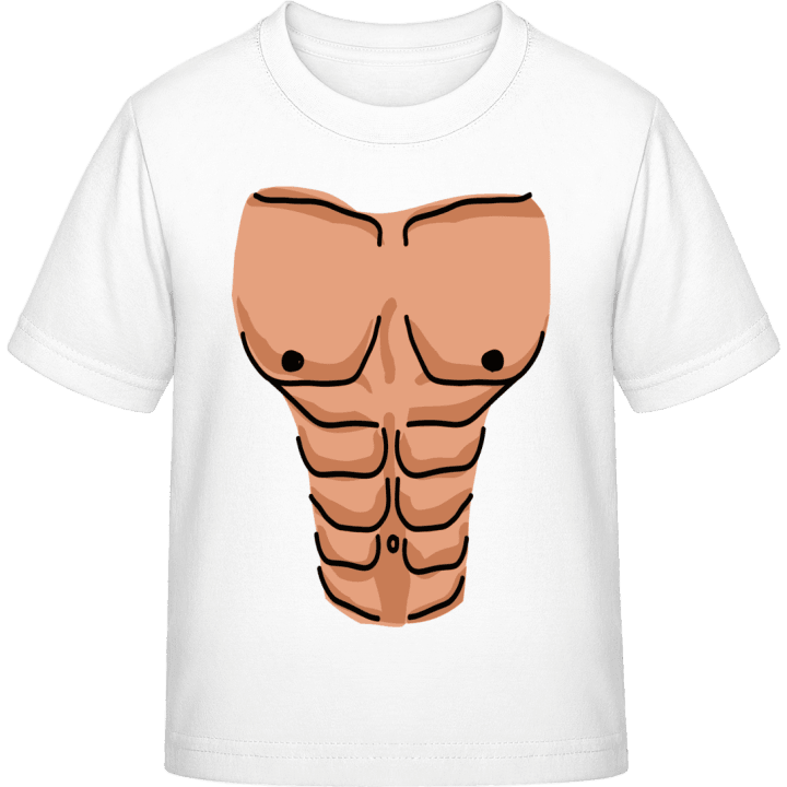 Sixpack Body T-shirt pour enfants contain pic