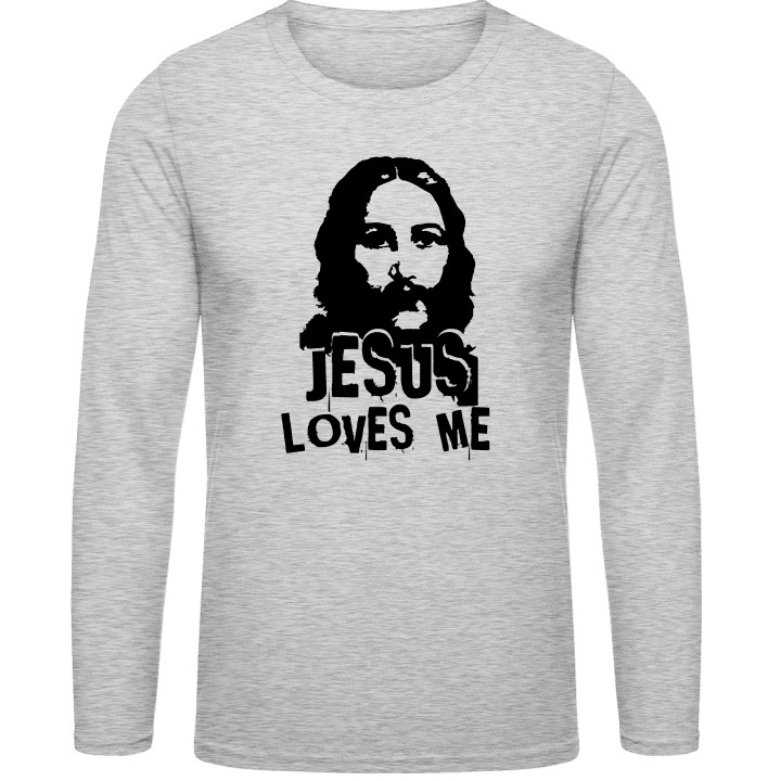 Jesus Loves Me Långärmad skjorta contain pic