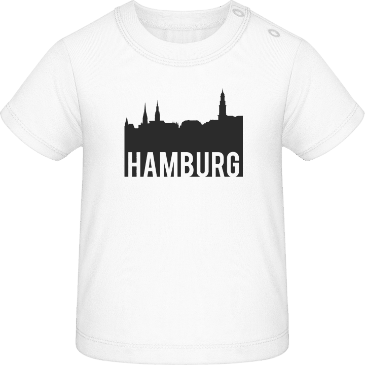 Hamburg Skyline T-shirt för bebisar contain pic
