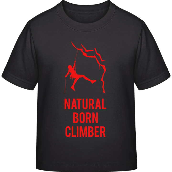 Natural Born Climber T-skjorte for barn contain pic
