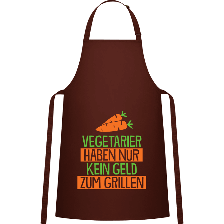 Vegetier haben nur kein Geld zum Grillen Delantal de cocina contain pic