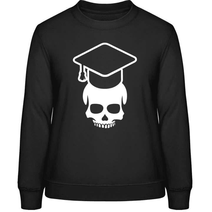 Graduation Skull Frauen Sweatshirt contain pic