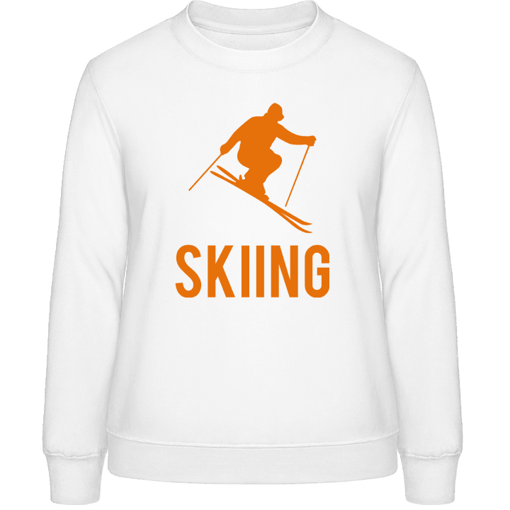 Skiing Logo Frauen Sweatshirt contain pic