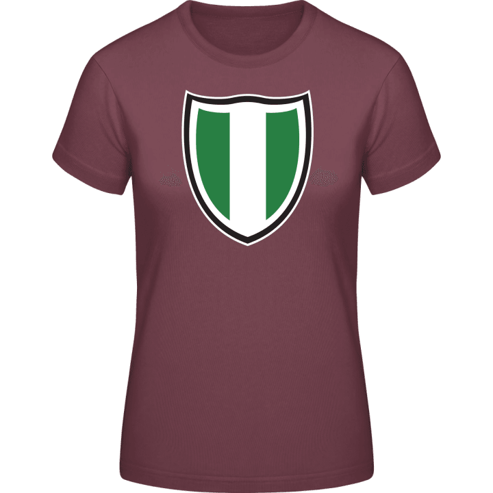 Nigeria Shield Flag T-skjorte for kvinner contain pic
