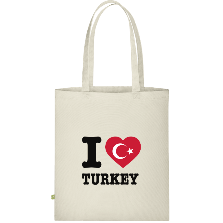I Love Turkey Stoffen tas contain pic