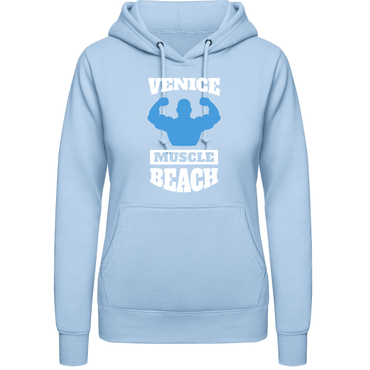 Venice Muscle Beach Felpa con cappuccio da donna contain pic