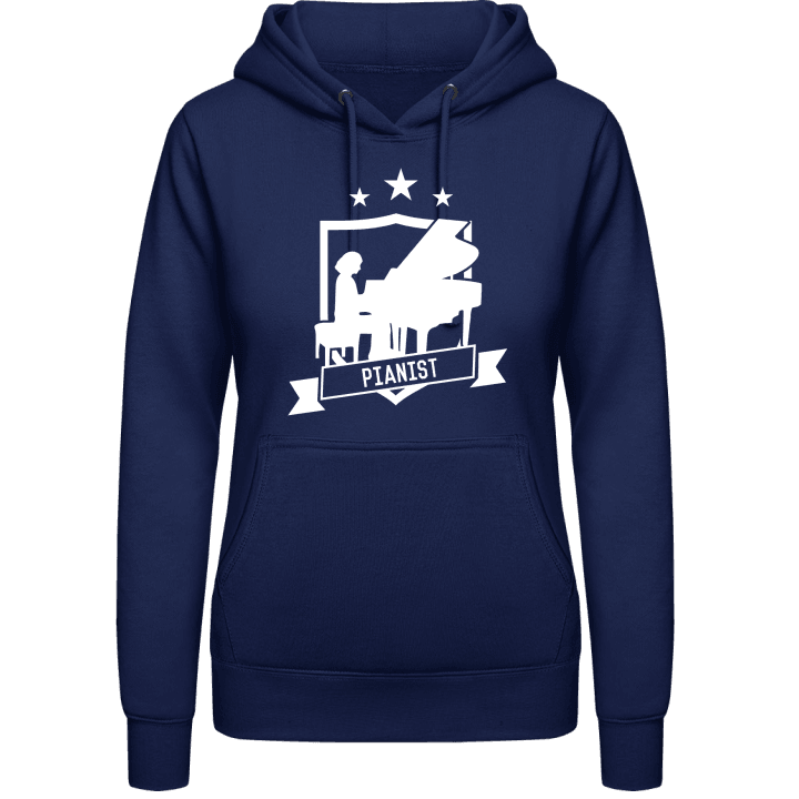 Pianist Logo Female Vrouwen Hoodie contain pic