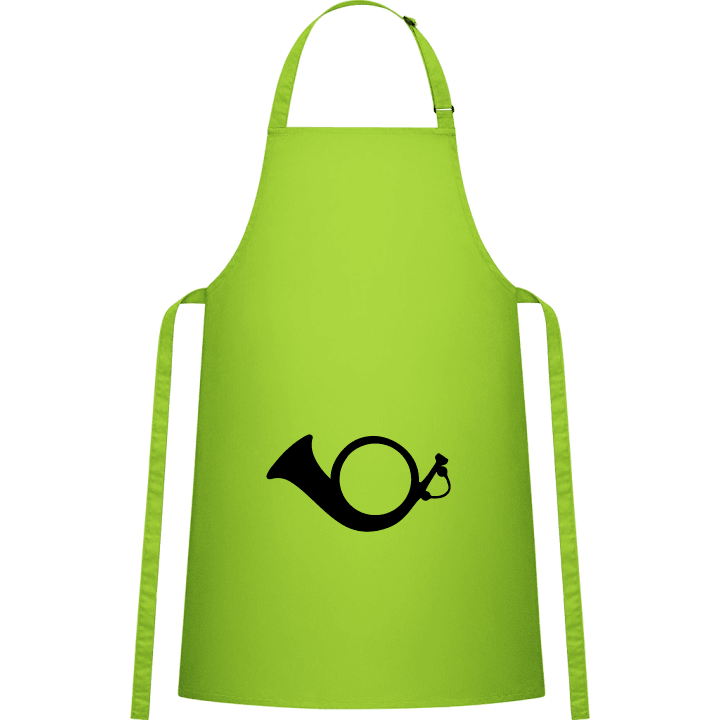 Post Horn Kitchen Apron contain pic