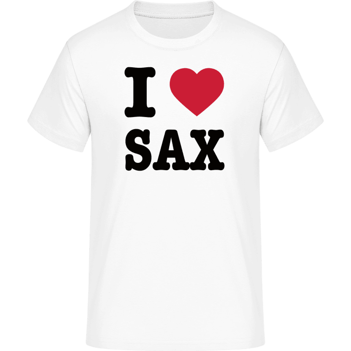 I Love Sax T-skjorte contain pic