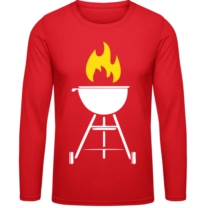 Grill Barbeque T-shirt à manches longues contain pic