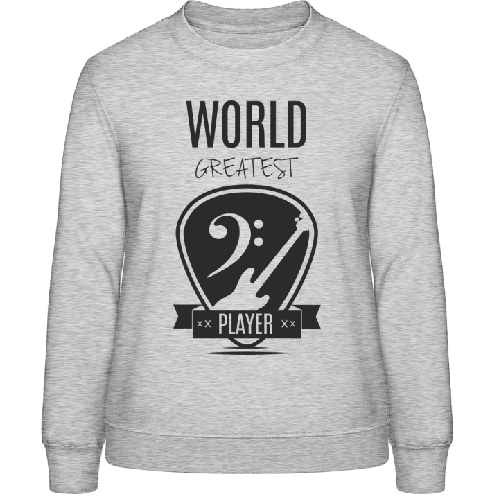 World Greatest Bass Player Sweat-shirt pour femme contain pic