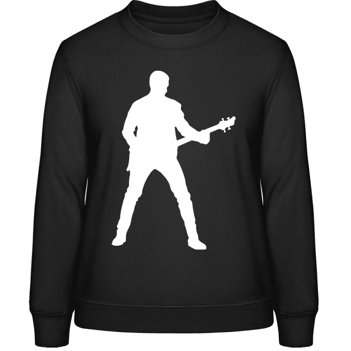 Guitarist Action Sweatshirt för kvinnor contain pic