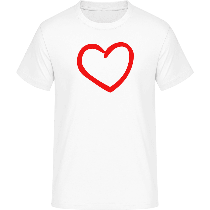 Heart Illustration T-skjorte contain pic