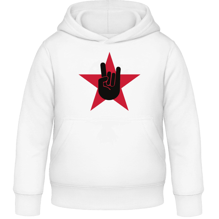 Rock Star Hand Kids Hoodie contain pic
