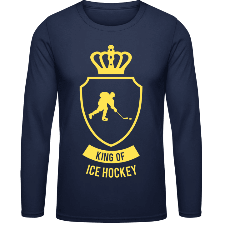 King of Ice Hockey Langarmshirt contain pic