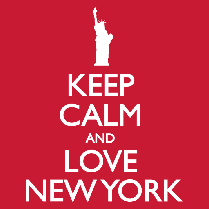 Statue Of Liberty Keep Calm And Love New York T-shirt à manches longues pour femmes 0 image